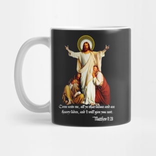 Jesus Christ Come to Me Light of the World Catholic Christian Mug